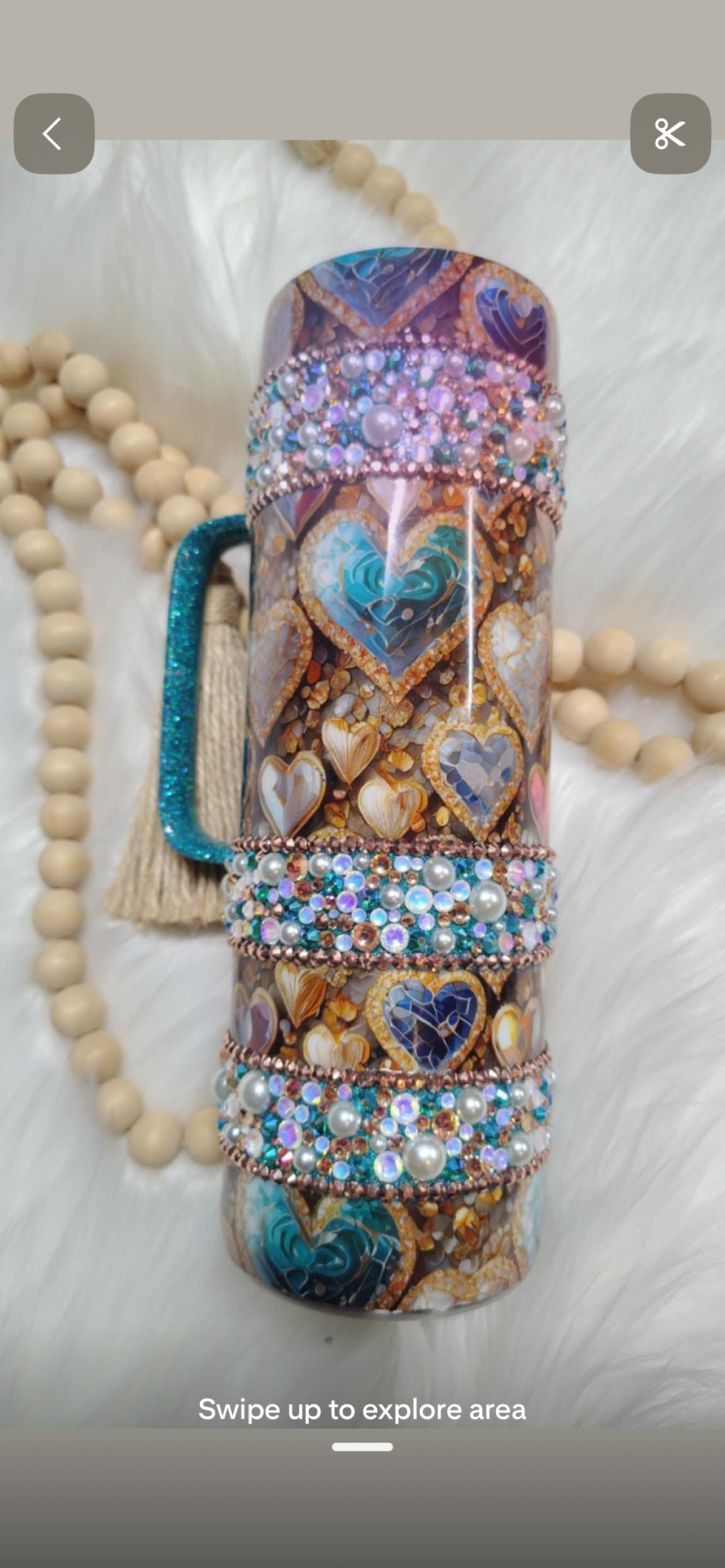 Custom Rhinestone Scatter Method Tumblers