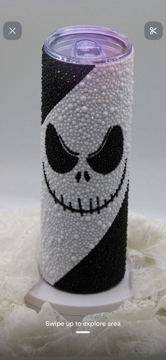 Custom Rhinestone Scatter Method Tumblers